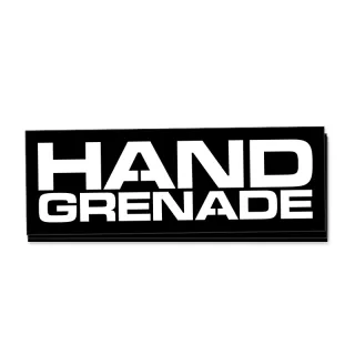 Samolepka nápis Hand Grenade